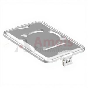 Container Lid Silver for Storage & Removal 460x285mm
