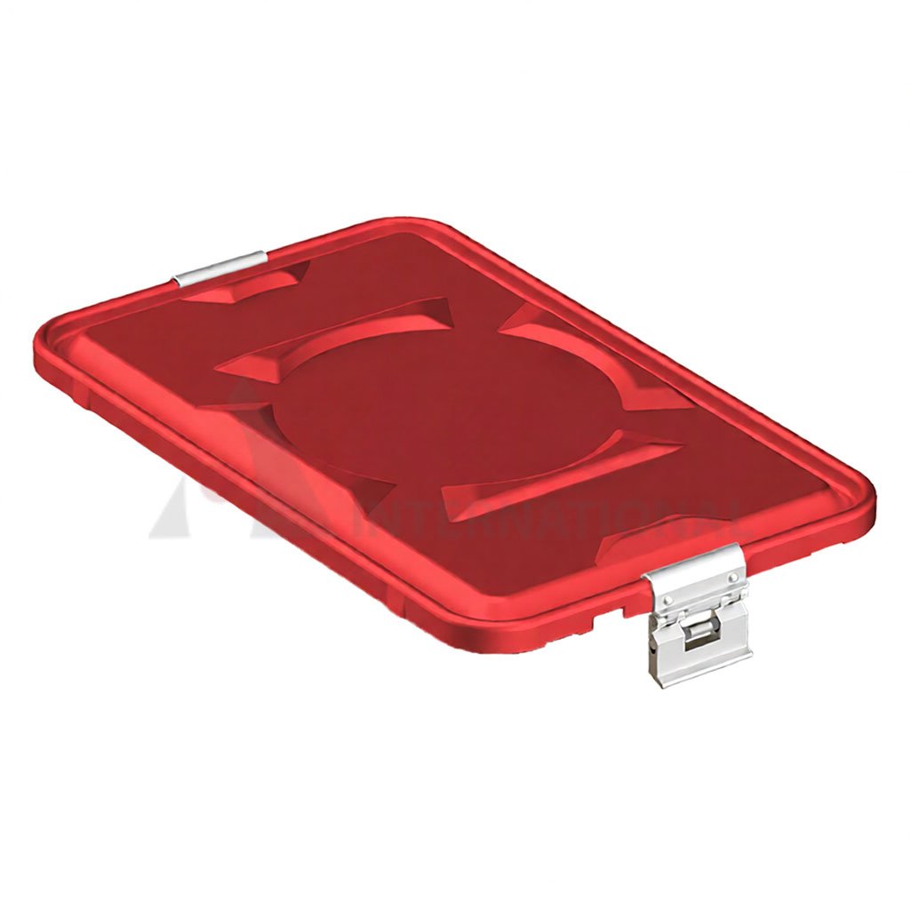 Container Lid Red for Storage & Removal 460x285mm