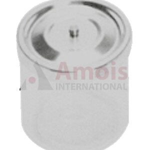 Glass Box 18/8 Lid Round