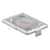 Lid for Dental-Container, silver perforated, 365x255mm