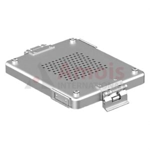 Lid for Dental-Container, silver perforated, 232x174mm