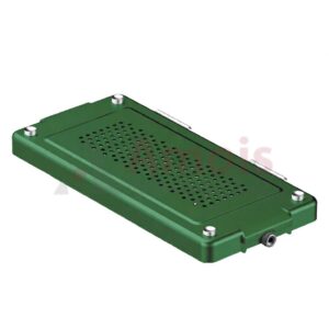 Lid for Sterilization Container, green Lid perforated, 315x140 mm