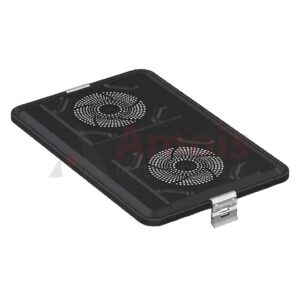 Lid for Sterilization Container, black perforated, 583x370 mm