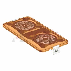 Lid for Sterilization Container, Gold 585x285 mm, Perforated