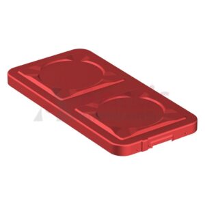 Lid for Sterilization Container, Red 606x288mm, Saftey Lid