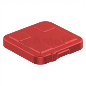 Saftey Lid, red 317x285mm