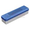 Scope-Sterilization Container Blue, outside 260x70x60mm Lid perforated - Bottom perforated