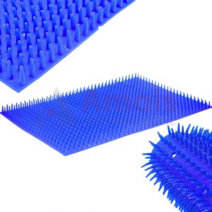 Silicone Mats, Blue, Perforated