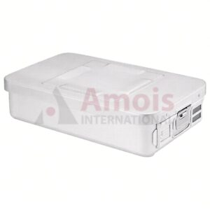Sterilization Container, Saftey Lid - Bottom non-perforated