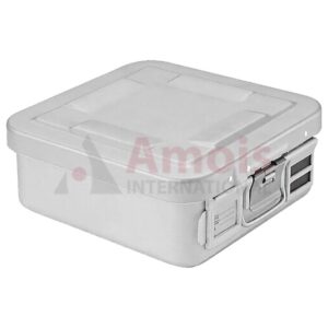 Sterilization Container, Saftey Lid - Bottom non-perforated