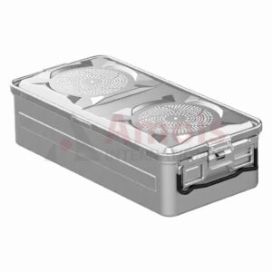 Sterilization Container, Lid perforated - Bottom non-perforated