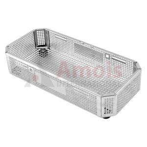 Wire Basket 265x125x55mm, perforated sheet