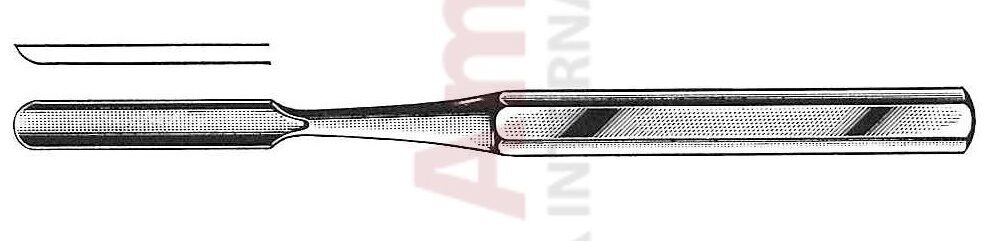 hibbs gouge 24cm straight rotated
