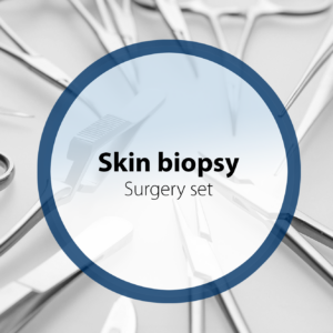 Skin biopsy Surgery set
