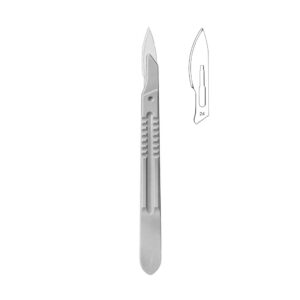 disposable scalpel with blade no24