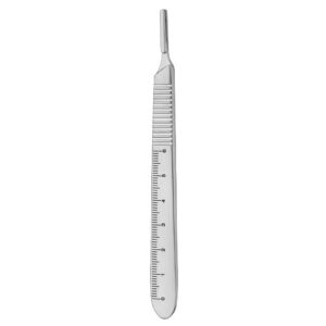 scalpel blade handle no 3 cm graduated
