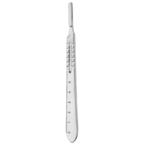 scalpel blade handle no 4 cm graduated