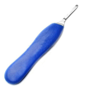 scalpel handle no4 with blue handle