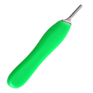 scalpel handle no4 with green handle