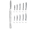 scalpel metal handle